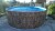 Каркасный бассейн 700х350х125см Лагуна морозоустойчивый овальный (вкапываемый), скиммер + форсунка