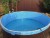 Каркасный бассейн 550х125см Лагуна морозоустойчивый круглый, цвет платина, скиммер + форсунка