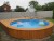 Каркасный бассейн 450х150см Лагуна морозоустойчивый круглый, цвет платина, скиммер + форсунка