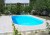Каркасный бассейн 800х400х150см Лагуна морозоустойчивый овальный (вкапываемый), скиммер + форсунка 