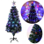 Искусственная елка заснеженная оптоволоконная 150 см со светодиодами + встроенный bluetooth проигрыватель