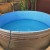 Морозоустойчивый бассейн 300х125см Лагуна круглый цвет дерево, лестница, фильтр насос, скиммер, песок