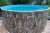 Морозоустойчивый бассейн 500х125см Лагуна круглый цвет дерево, лестница, фильтр насос, скиммер, песок