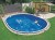 Каркасный бассейн 550x370х120см Azuro-404 Mountfield, врезной скиммер+форсунка