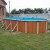 Каркасный бассейн 550х370х132см Atlantic Pool Esprit-Big, фильтр-насос Emaux