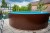 Морозоустойчивый бассейн 457х125см Larimar круглый цвет шоколад, лестница, фильтр насос, скиммер, песок